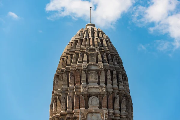 Wat Ratchaburana temple, prang romok Ayutthaya, — Stock Fotó
