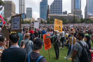 Sydney 'de iklim değişikliği grevi