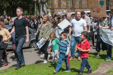 Sydney 'de iklim değişikliği grevi