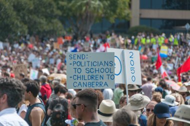Sydney 'de iklim değişikliği grevi