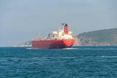 Magic Victoria cargo ship, oil tanker in the Bosporus