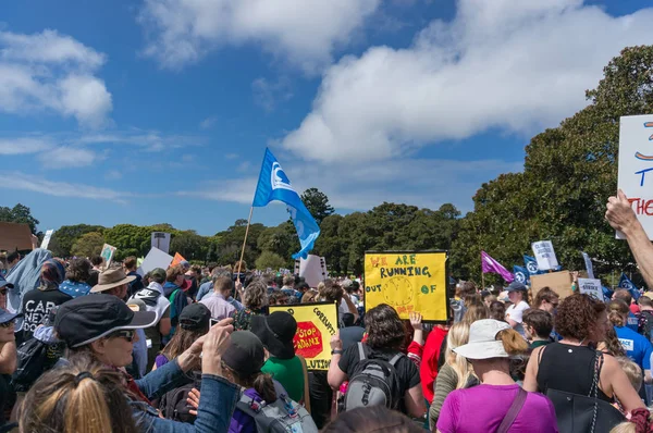 Greve por mudanças climáticas em Sydney — Fotografia de Stock