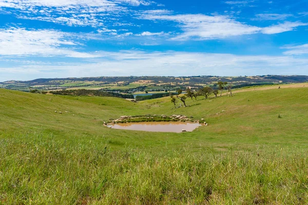 Panoramic view of spectacular rural landscape — Stockfoto