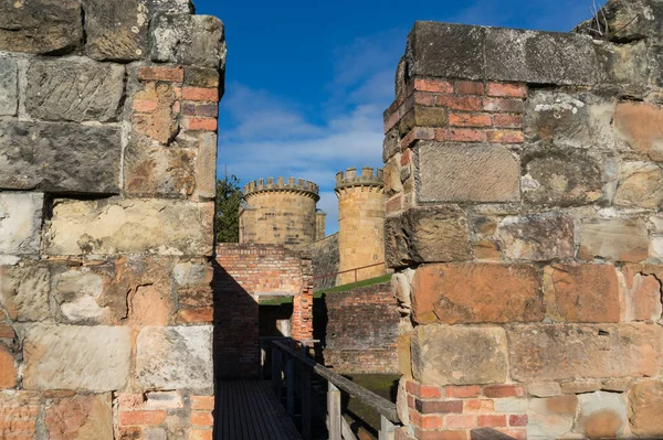 Punkt orientacyjny zakładu karnego na terenie historycznego dziedzictwa Port Arthur w Australii — Zdjęcie stockowe