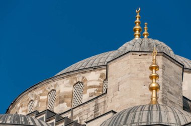 Blue Mosque, Sultanahmed Camii architectural details. Istanbul