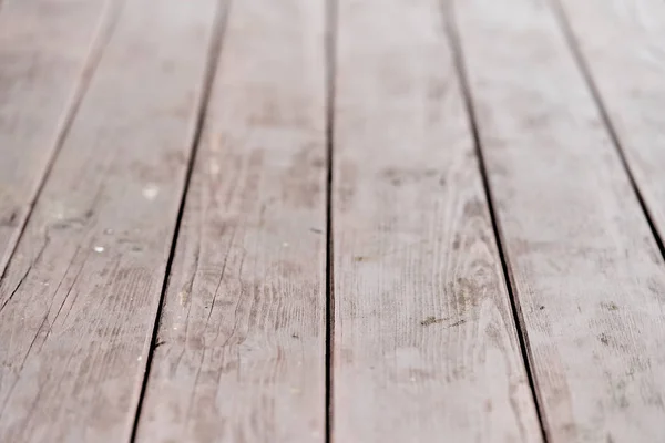 Mesa vazia de madeira. Textura de madeira marrom. A textura das tábuas em perspectiva — Fotografia de Stock