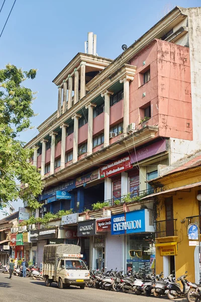 Panaji, Goa, India - December 15, 2019: Streets of the state capital of Goa Panaji. — Stock Photo, Image