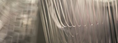 Avize tasarla. Avizenin ayrıntıları, yakın plan. Beyaz lamba içeride.