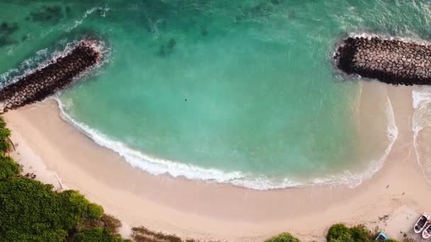 Légi felvétel. Sziget az Indiai-óceánon. Srí Lanka. A kilátás a drónról. — Stock videók