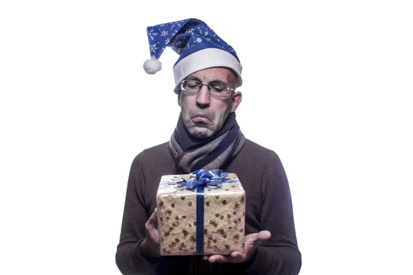 Handsome man dressed as Santa Claus — Stock Photo, Image