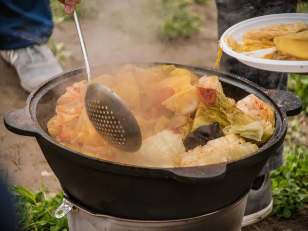 Kitchen Event Food Refreshments Fresh Air Delicious Food Fresh Appetizing — Stock Photo, Image