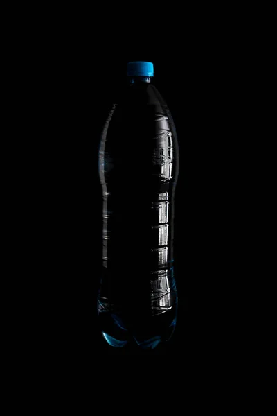 Belo Contorno Azul Uma Grande Garrafa Plástico Para Água Potável — Fotografia de Stock