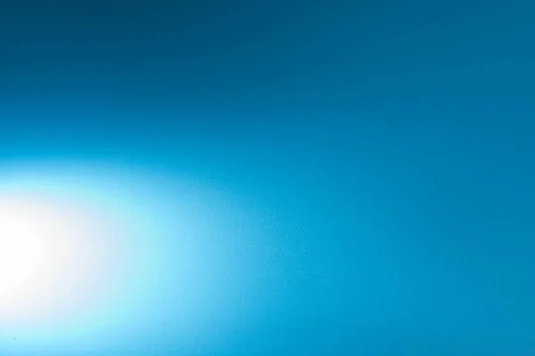 Прекрасний Вигляд Світлої Плями Круглої Овальної Форми Синьому Фоні — стокове фото