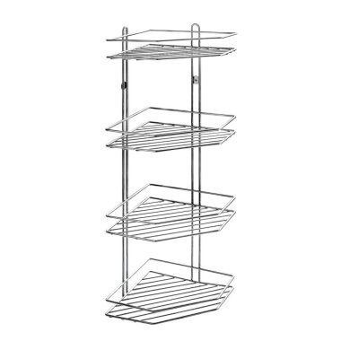 Küvette sabun kafesi şeklinde parlak güzel bir metal duruş, izole edilmiş beyaz bir arka planda tuvalet..