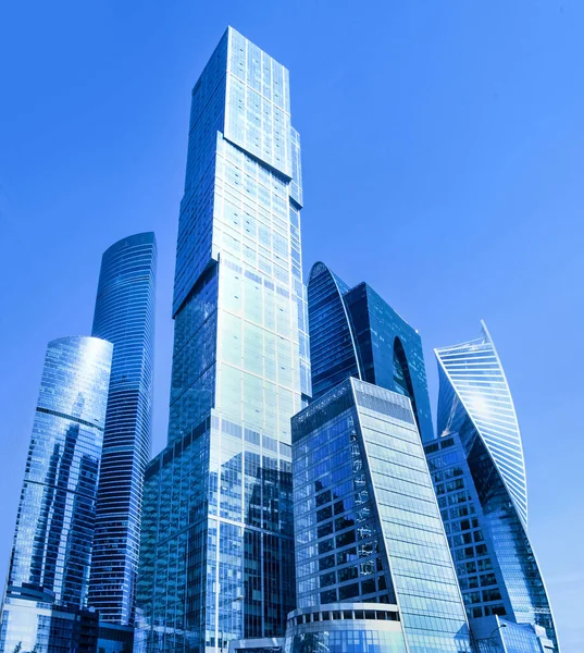 Krásné Město Hlavní Město Moskvy Výhled Městskou Krajinu Moskvy City — Stock fotografie