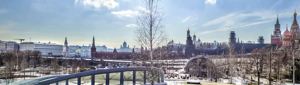 Красиве Місто Столиця Москви Краєвид Міський Краєвид Московського Кремля Парк — стокове фото