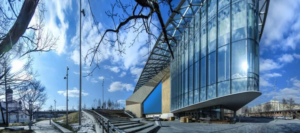 Moskova Nın Güzel Şehri Başkenti Şehir Manzarası Modern Merkezi Ofis — Stok fotoğraf