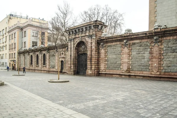 Vacker Stad Och Huvudstad Moskva Utsikt Och Urbana Landskap Och — Stockfoto