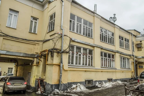 Vacker Stad Och Huvudstad Moskva Utsikt Och Urbana Landskap Och — Stockfoto