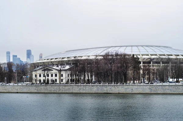 Krásné Panorama Města Hlavního Města Moskvy Výhled Městské Krajiny Centra — Stock fotografie