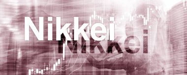 Nikkei 225 hisse ortalaması indeksi. Web Sitesi Başlığı.