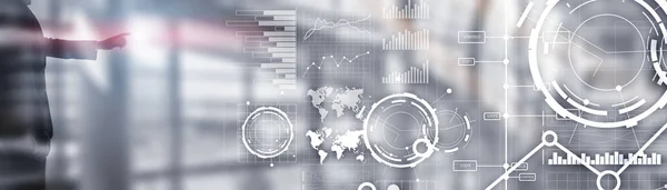 Nápis na internetových stránkách, investiční panel. Diagram Graf Stock Trading transparentní obchodní pozadí. — Stock fotografie