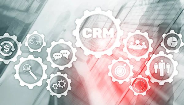 Business Customer CRM Management Analysis Service Concept (em inglês). Gestão de Relacionamento. — Fotografia de Stock