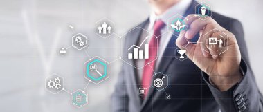 Cogwheel Gears soyut arka plan iş teknolojisi otomasyon sanayi 4.0 bulanık modern şehir arka plan kavramı