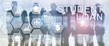 Eğitim maliyetleri kavramı. Finansal öğrenci arka planı.