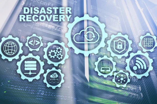 Concept Big Data Disaster Recovery Plan Secours Prévention Des Pertes — Photo