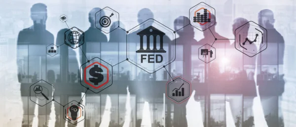 Federal Reserve System. FED. Financial Business Background.