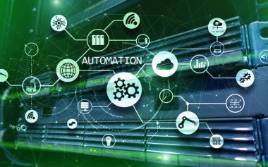 Bulanık ağ dolaplarındaki iş süreci otomasyon konsepti. Yeni proje 2020