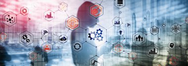 Vites simgeleri mühendisliği otomasyon yenilik yapısı soyut kavram üretiyor.