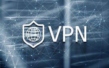 Sanal özel ağ VPN. Yeni teknoloji konsepti 2020.