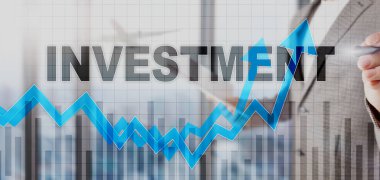 Çift pozlama soyut karma medya afişi üzerine yatırım.