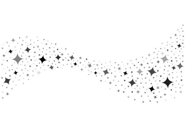 Glitter chorro de destellos. Estrellas polvo onda fondo abstracto . — Archivo Imágenes Vectoriales