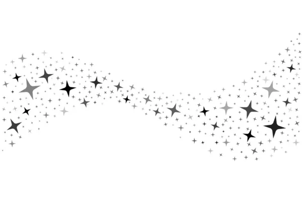 Glitter chorro de destellos. Estrellas polvo onda fondo abstracto . — Archivo Imágenes Vectoriales