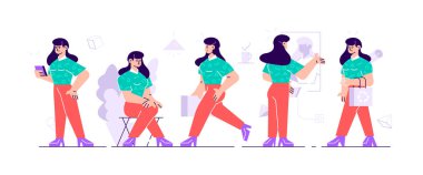 iş kadın karakter.