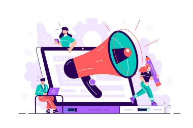İnternet sayfası için iş promosyonu