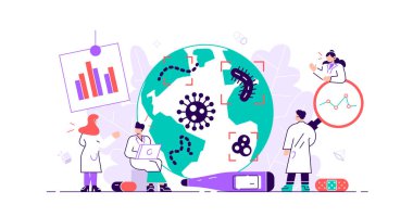 Epidemiyoloji. Sağlık tehlikesi laboratuvarı yayıldı.