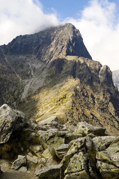 Cresta e vetta dei Monti Tatra — Foto Stock