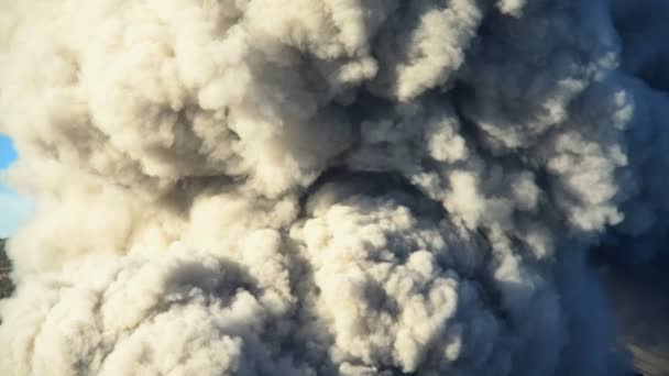 ブロモ山から噴火の煙 — ストック動画