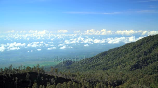 Vulcano Mt Merapi, Giava — Video Stock