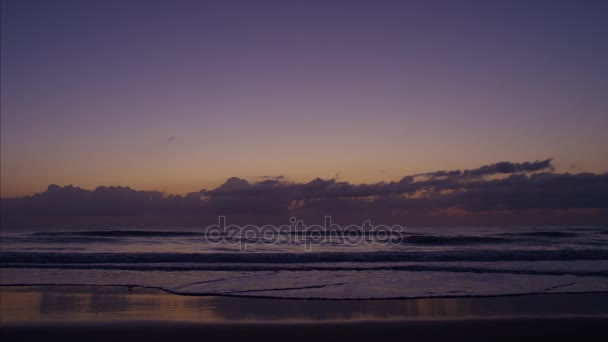 Spiaggia tropicale all'alba — Video Stock
