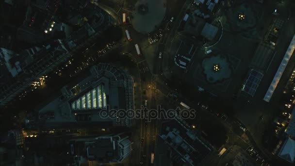 Piazza trafalgare a Londra — Video Stock