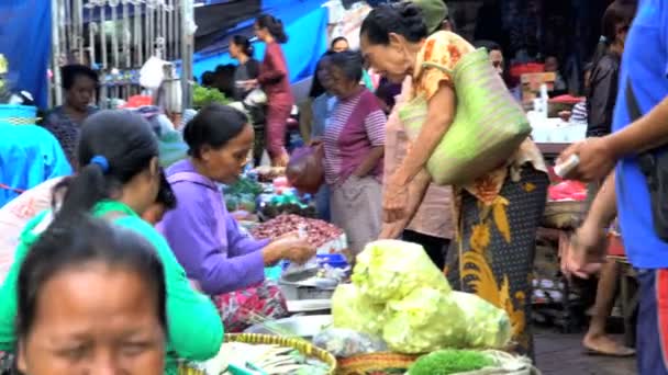 Balinesischer Straßenmarkt — Stockvideo