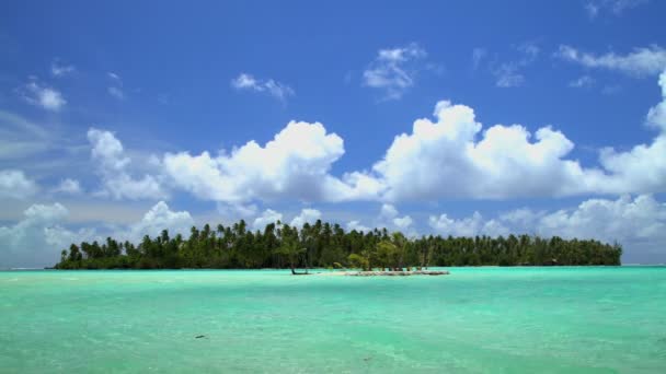 Resort de férias de luxo em Bora Bora — Vídeo de Stock