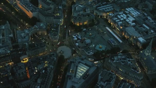 Nelsons kolumn på Trafalgar Square — Stockvideo