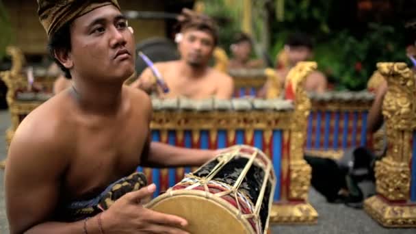 Gruppo gamelan che suona in performance — Video Stock