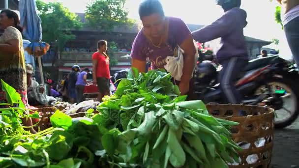 Endonezya semt pazarı — Stok video